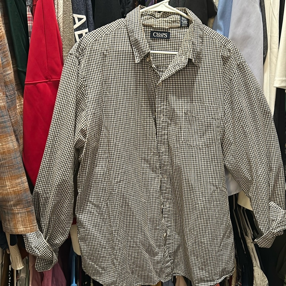 Chaps XL Long Sleeve Men’s Casual Button Down Shirt